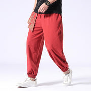 Ancient Style Red Tight End Pant