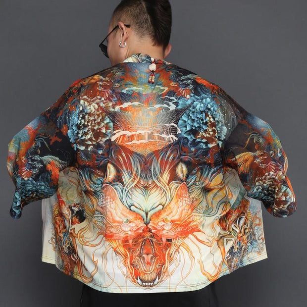 Dragon Spirit Kimono Cardigan Shirt