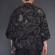Evening Carp Kimono Cardigan Shirt