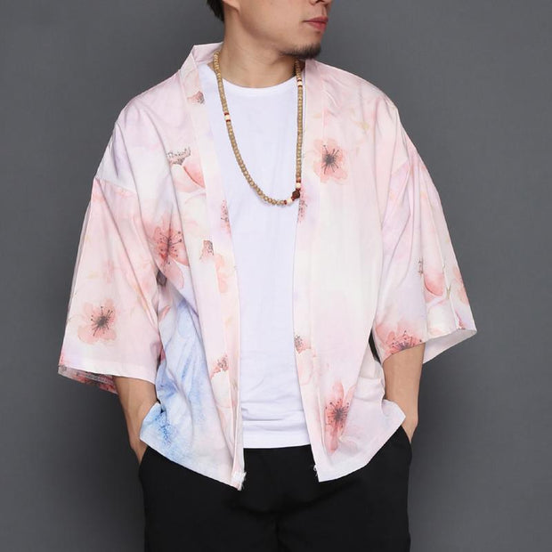 Japanese Geisha Kimono Cardigan Shirt