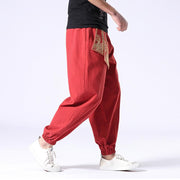 Ancient Style Red Tight End Pant