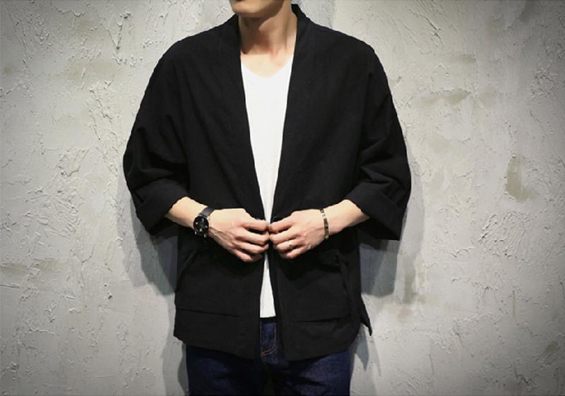 Black Classic Kimono Cardigan