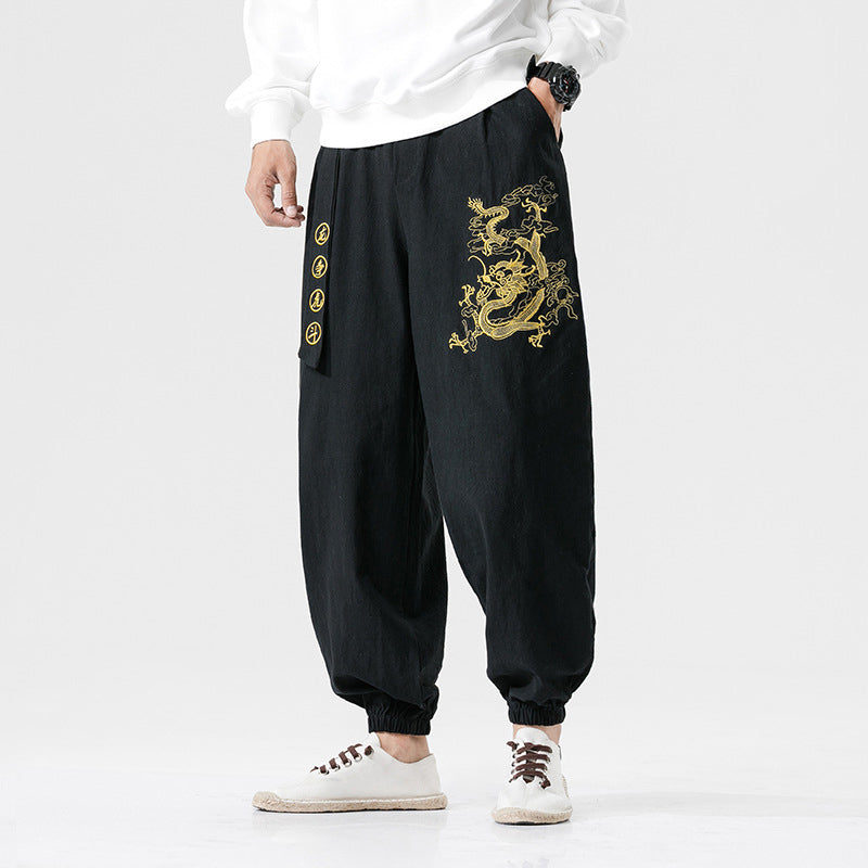 Black Dragon Tight End Pant – Kimonoshi