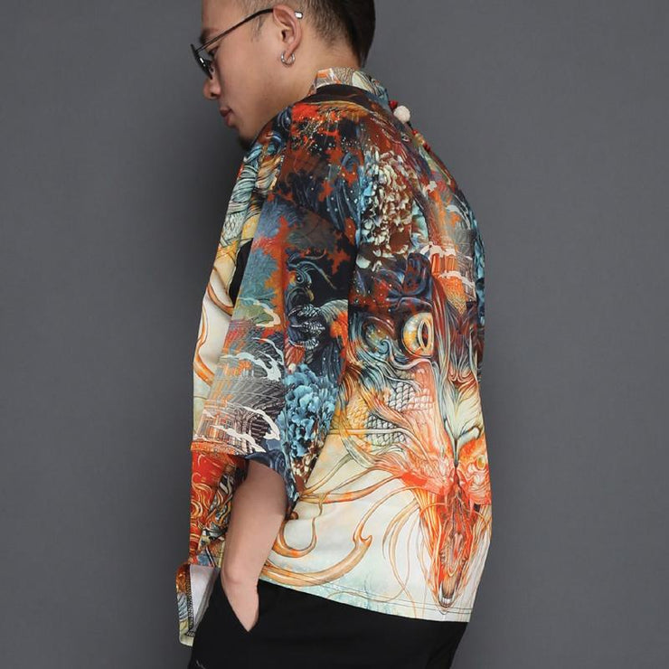 Dragon Spirit Kimono Cardigan Shirt