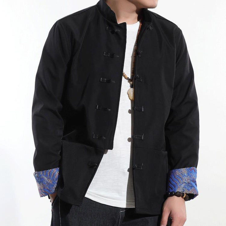Blue Cuffs Embroidery Jacket – Kimonoshi