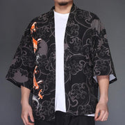 Evening Carp Kimono Cardigan Shirt