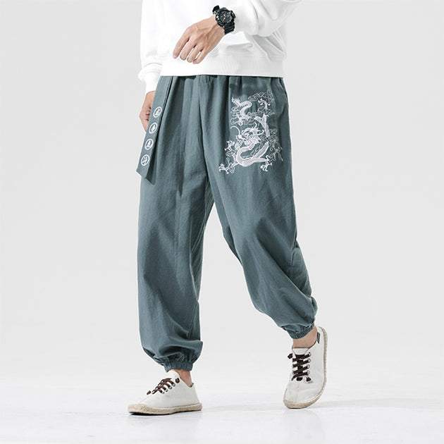 Green Dragon Tight End Pant – Kimonoshi