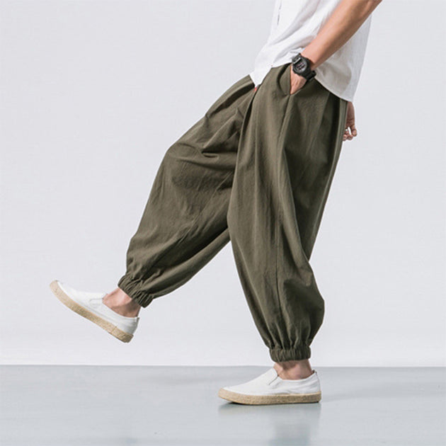 Green Jogger Pants – Kimonoshi