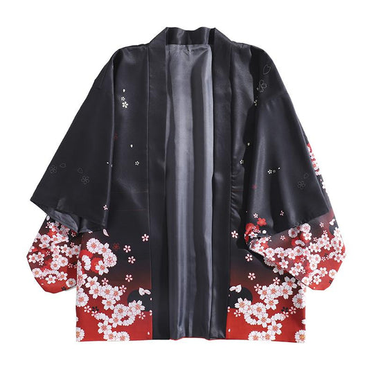 Black Japanese Haori Tree outlets Design