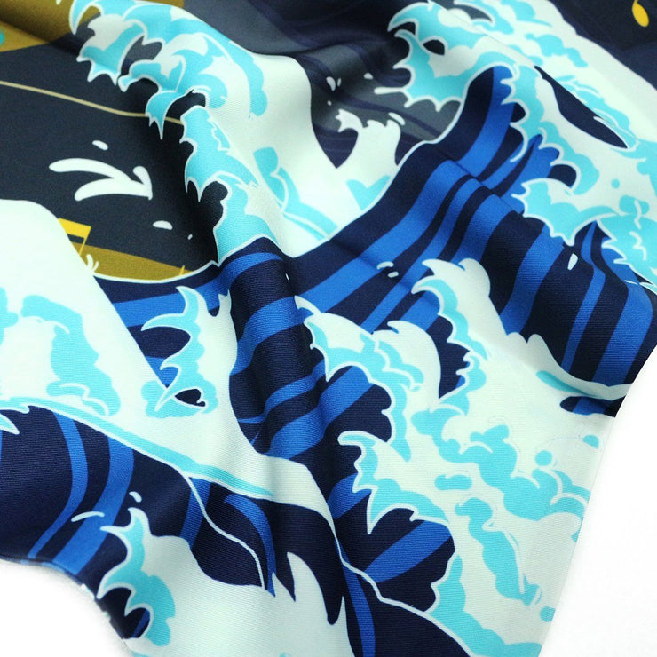 Mermaid & Waves Haori Kimono Cardigan
