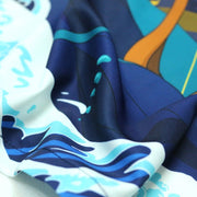 Mermaid & Waves Haori Kimono Cardigan