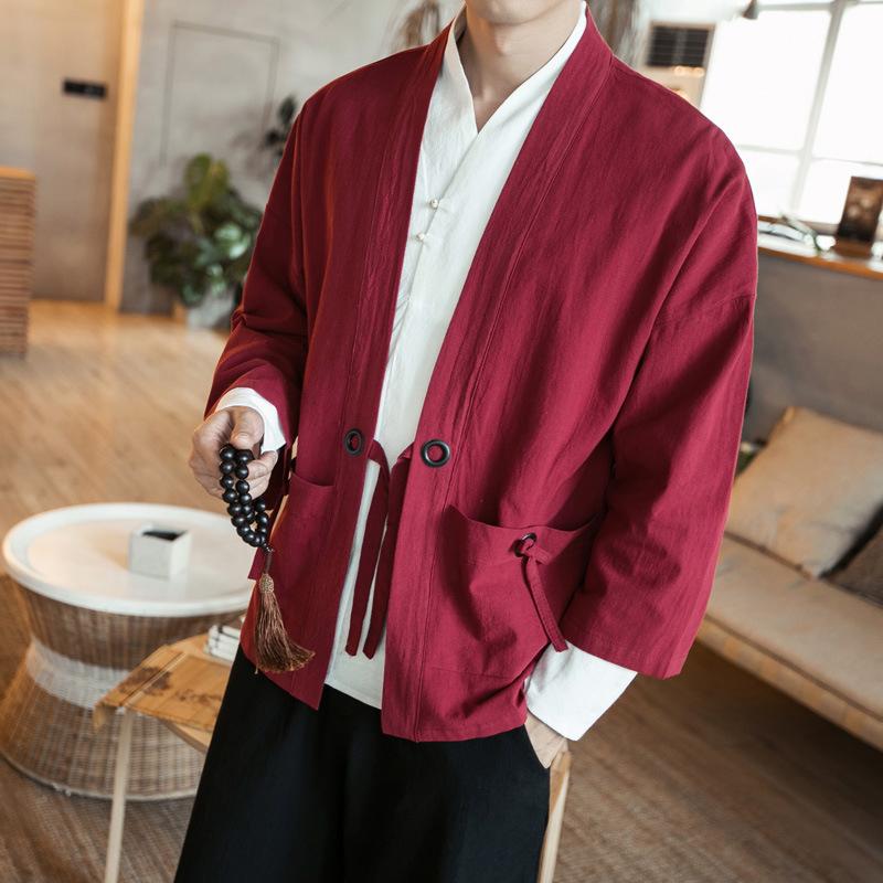 Red Classic Kimono Cardigan – Kimonoshi
