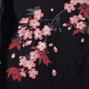 Red Sakura Koi Embroidery T-Shirt