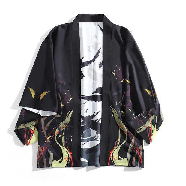 Mermaid & Waves Haori Kimono Cardigan – Kimonoshi