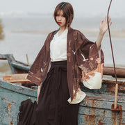 Sea Voyage Haori Kimono Cardigan