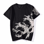 Tiger & Dragon Embroidery T-Shirt