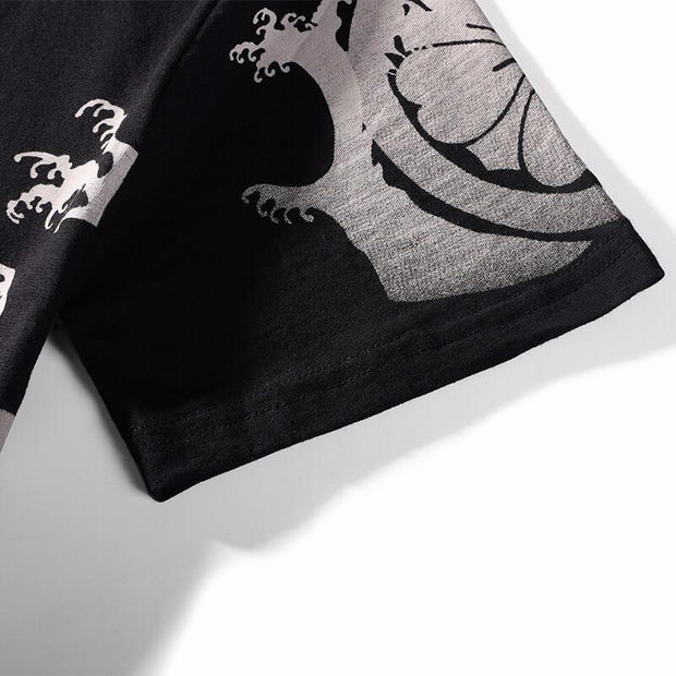 Tiger & Dragon Embroidery T-Shirt