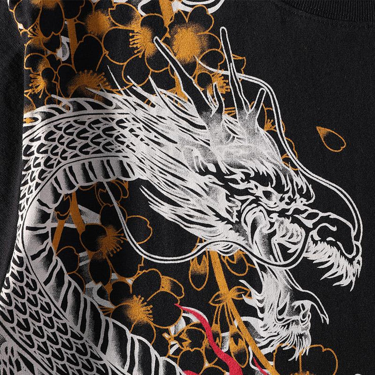 Tiger & Dragon II Embroidery T-Shirt
