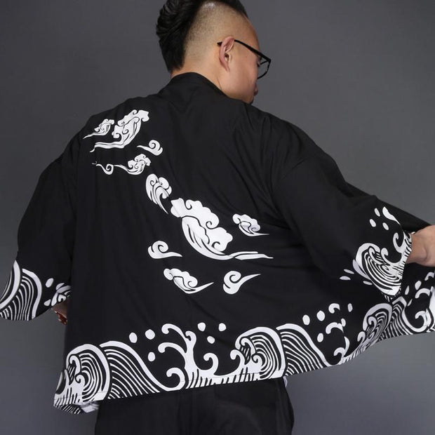 Waves Kimono Cardigan Shirt