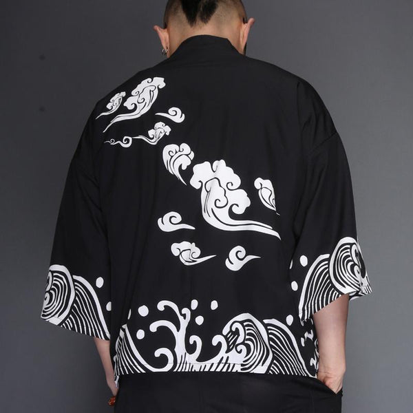 Waves Kimono Cardigan Shirt – Kimonoshi